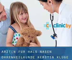 Ärztin für Hals- Nasen- Ohrenheilkunde Kerstin Kluge (Berlín)
