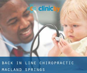 Back In Line Chiropractic (Macland Springs)