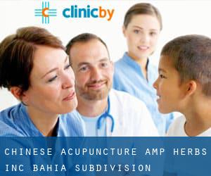 Chinese Acupuncture & Herbs Inc (Bahia Subdivision)