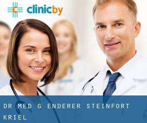 Dr. med. G. Enderer-Steinfort (Kriel)