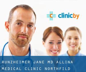 Runzheimer Jane MD Allina Medical Clinic-Northfild (Northfield)