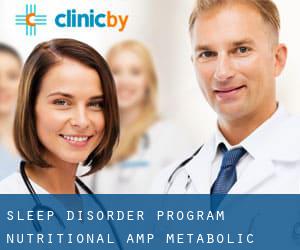 Sleep Disorder Program-Nutritional & Metabolic (Catalina Foothills)